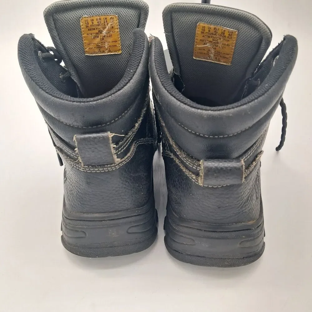 Skechers Steel Toe Boots Men's 10 Slip Resistant Puncture Resistant Work Boots